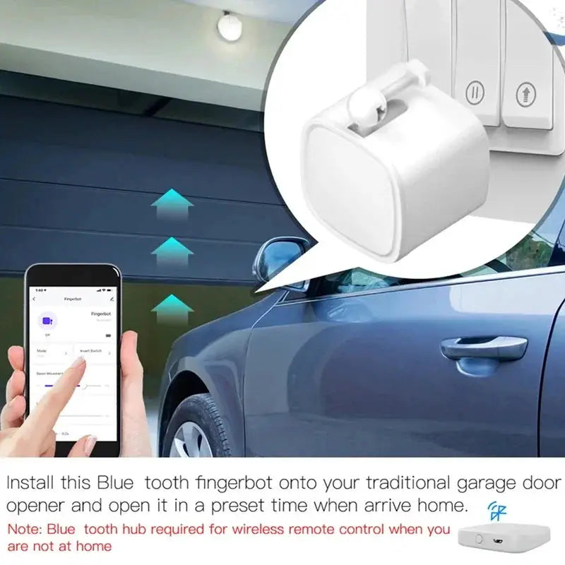 Tuya Bluetooth Finger Robot Switch Button Fingerbot For Light Switches With Smart Life App And Bluetooth Gateway