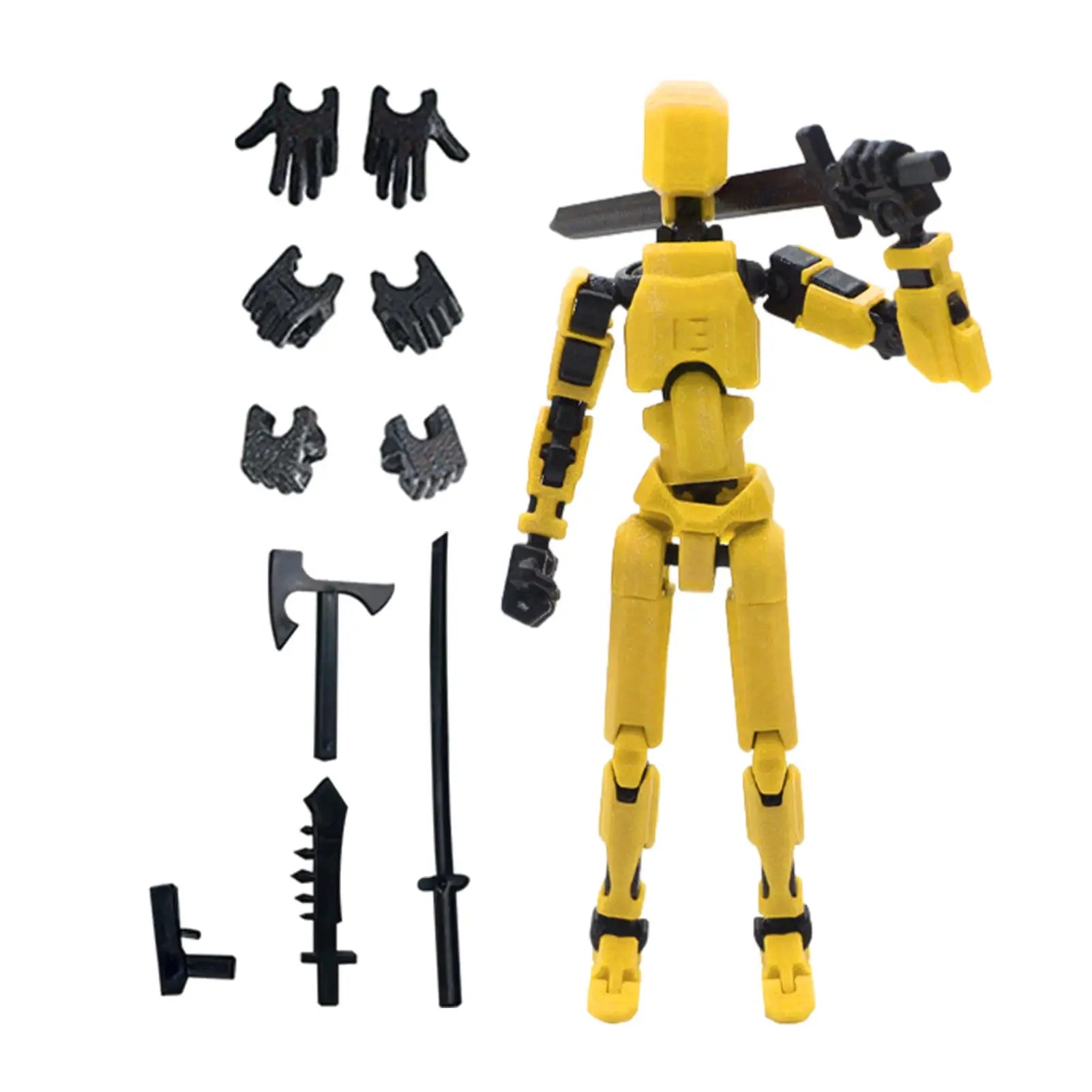 13 Joints Articulated Movable Dummy Doll For Diy Assembly 3D Printed Action Figure Stop Motion Animation