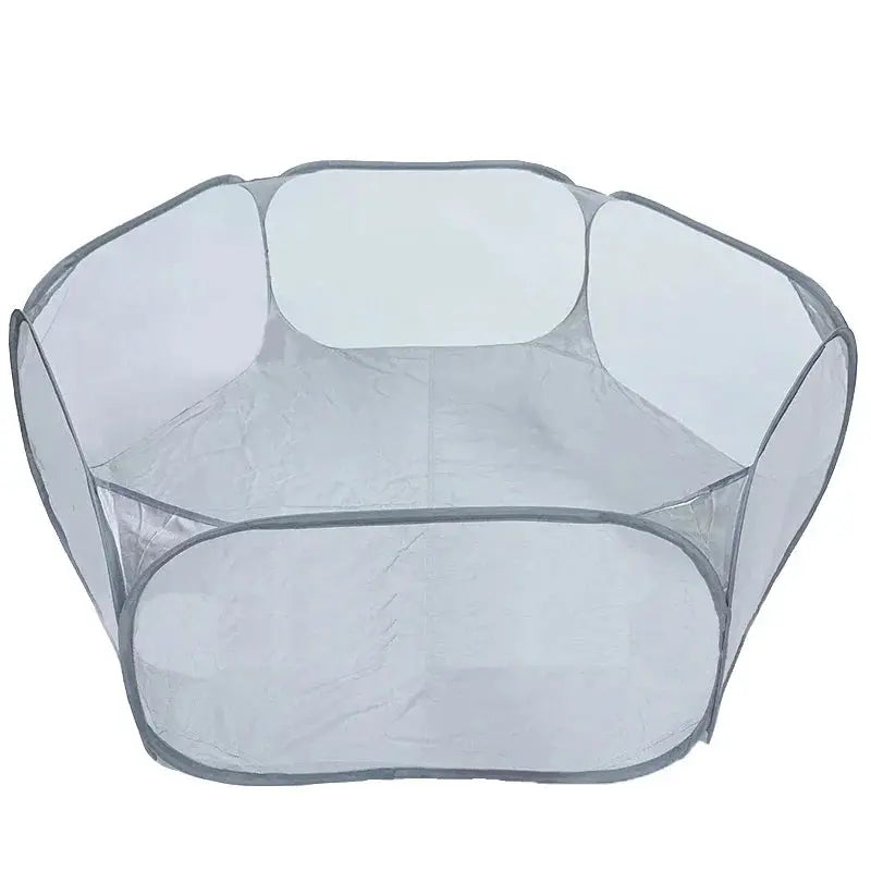 Portable Transparent Small Pet Cage Tent Playpen For Dogs Cats Hamsters Rabbits Guinea Pigs Open Folding Yard Fence