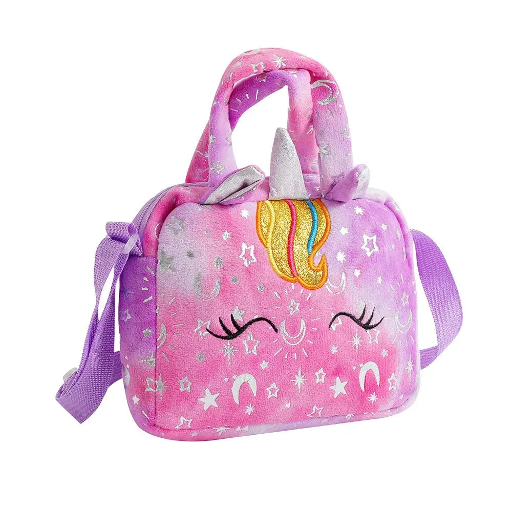 Fashion Sweet Unicorn Crossbody Handbag For Girls Cute Kid Bag Birthday Party Gift Little Girl Purse