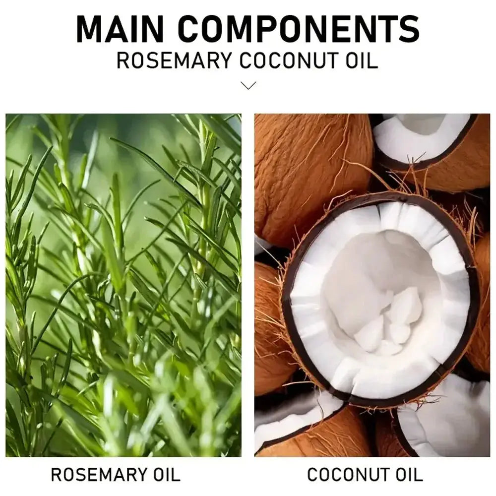 Rosemary Oil And Coconut Oil For Hair Loss Prevention Nourishes Strengthens Roots Scalp Treatment Hair Care