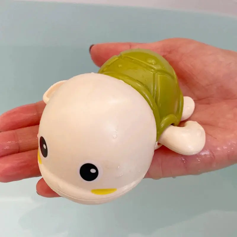 Baby Bath Toys Set Turtle and Whale Clockwork Water Toys Non Toxic for Tub Pool Beach Fun for Kids