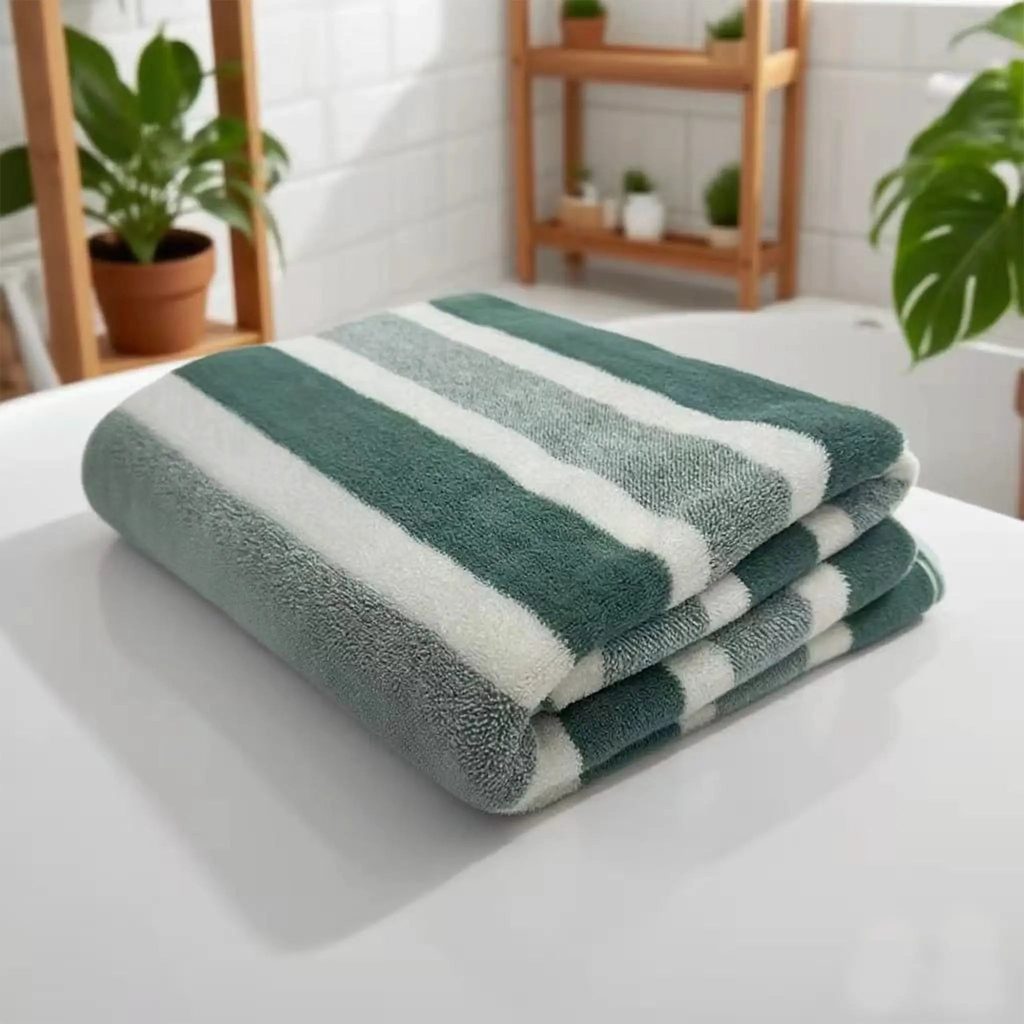 1 Pack Thick Bath Towel With High Absorption And Quick Drying Non Shedding Durable For Family Use And Beach Trips