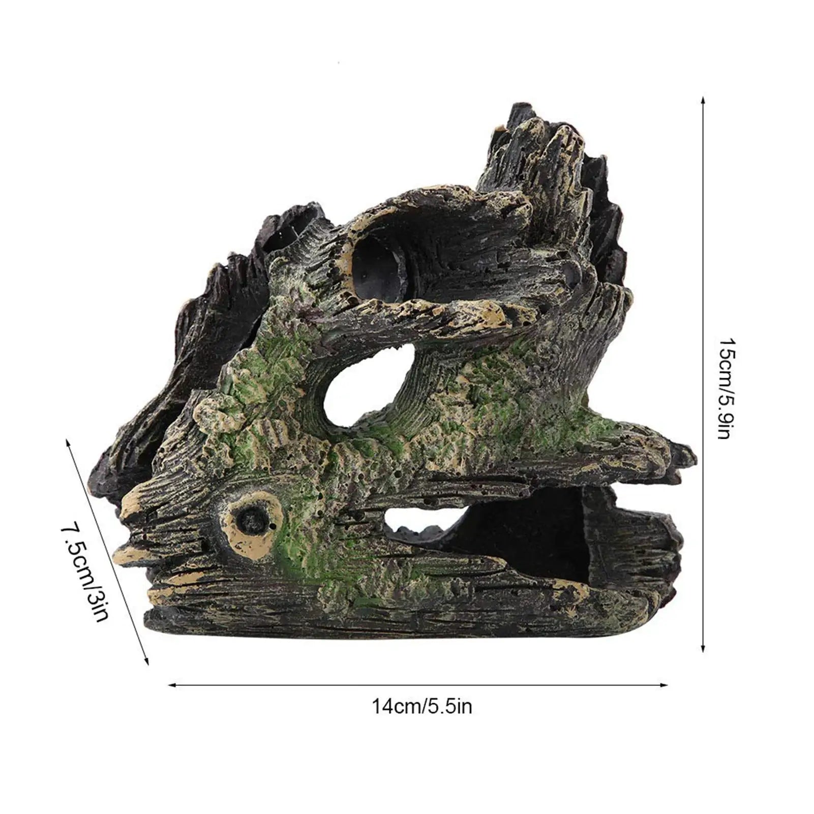 Artificial Bridge Resin Landscape Decoration for Fish Tank Aquarium Ornament and Cave Habitat