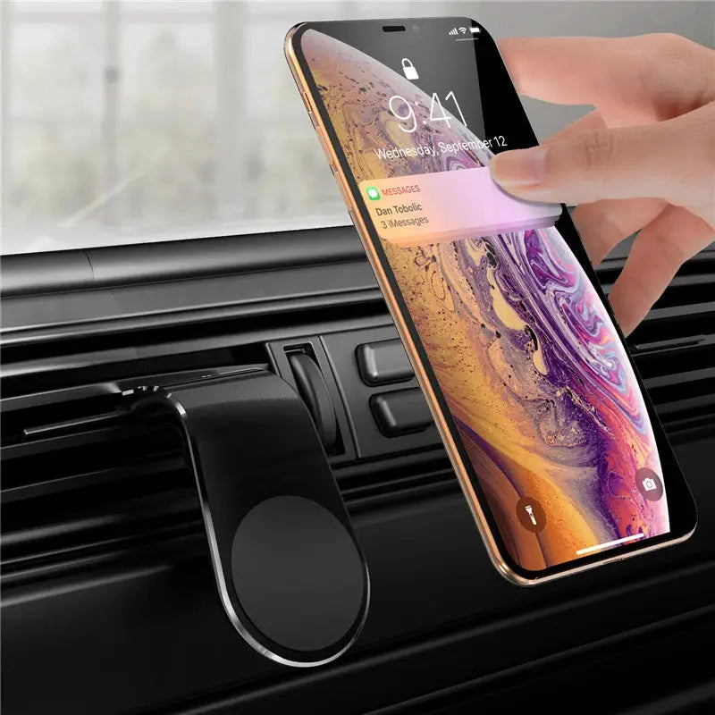 Magnetic Car Phone Holder Air Vent Clip Mount 360 Rotation Stand