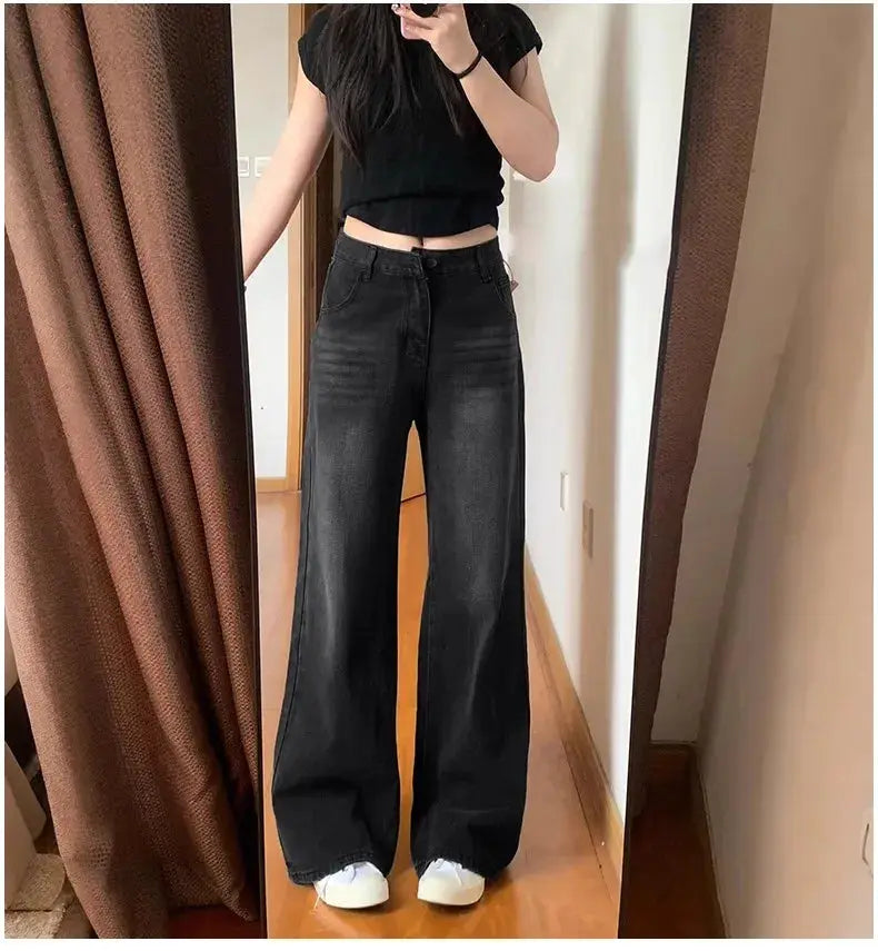 Winter Thick Fleece Jeans Velvet Plush Denim Vintage Slim Trousers