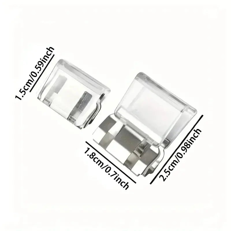 CraftEase Adjustable Invisible No Sew Concealment Buckle Trouser Clip Detachable Anti Slip DIY Clip