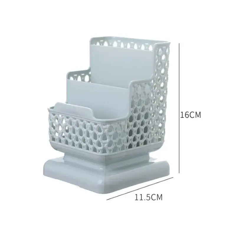 Plastic Desktop Organizer Storage Box for Cosmetics Jewelry and Stationery Makeup Organizer and School Desk Organizer