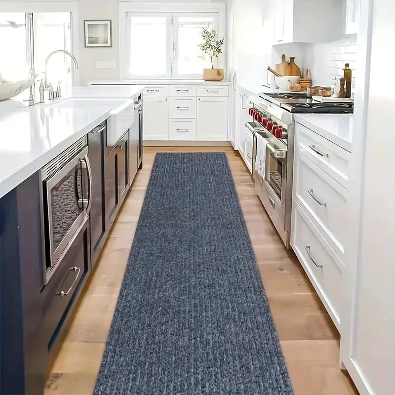 40cm By 3m Self Adhesive Solid Color Rug For Kitchen Bedroom Living Room Bathroom Water Absorbent Floor Mat - Simples Market
