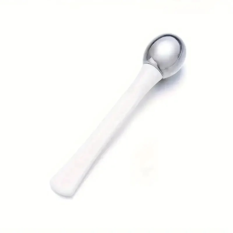 Eye Roller Massage Stick And Eye Cream Applicator Spatula Gold Alloy Facial Tool For Anti Wrinkle Skin Care