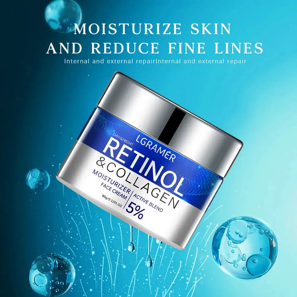 NovaDerma Retinol Radiance Cream Fades Fine Lines Tightens Skin And Deep Hydration For Youthful Glow