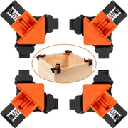 2 Pcs 90 Degree Corner Clamps For Woodworking Adjustable Spring Loaded Clamps Cabinets Photo Framing