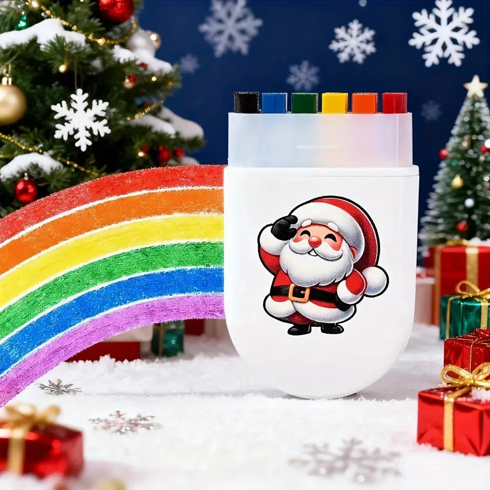 2 Pcs Rainbow Crayon Paint Color Set Oil Pastel Accessories For Birthday Party Christmas Halloween Gift