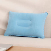 Inflatable Travel Pillow For Office Car Camping And Hiking With Ergonomic Neck And Lumbar Support