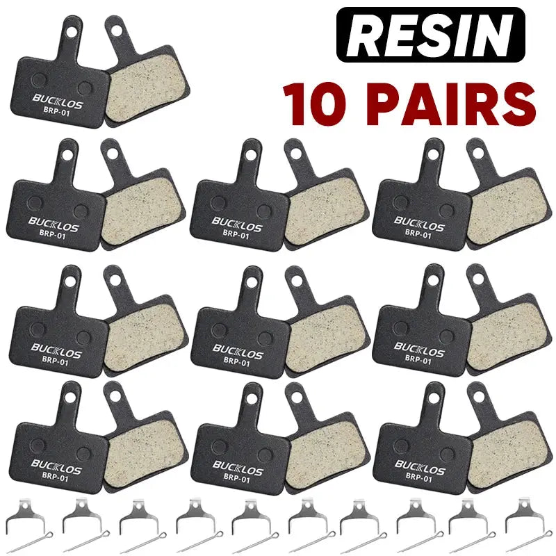 BUCKLOS Resin Disc Brake Pads For Shimano B01S B03S B05S Hydraulic MTB Wear Resistant