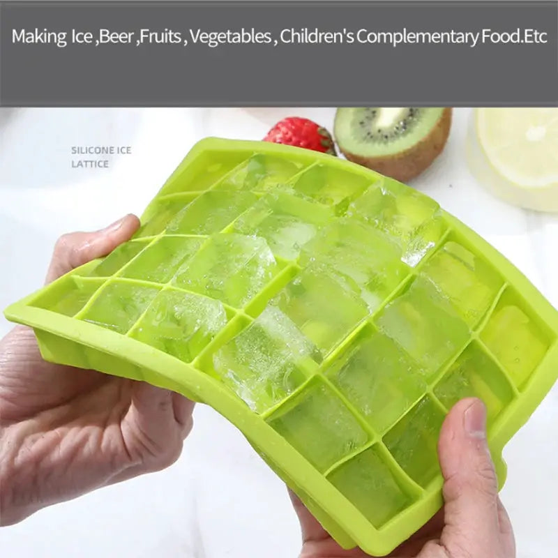 4 6 8 15 Grid Silicone Ice Tray Mold Large Food Grade Ice Cube Tray Square DIY Ice Maker