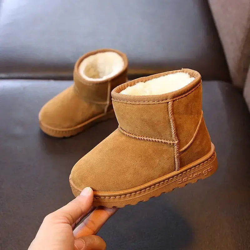 Kids Cotton Snow Boots With Cozy Warmth And Breathable Interior For Boys And Girls Aged 7 To 13