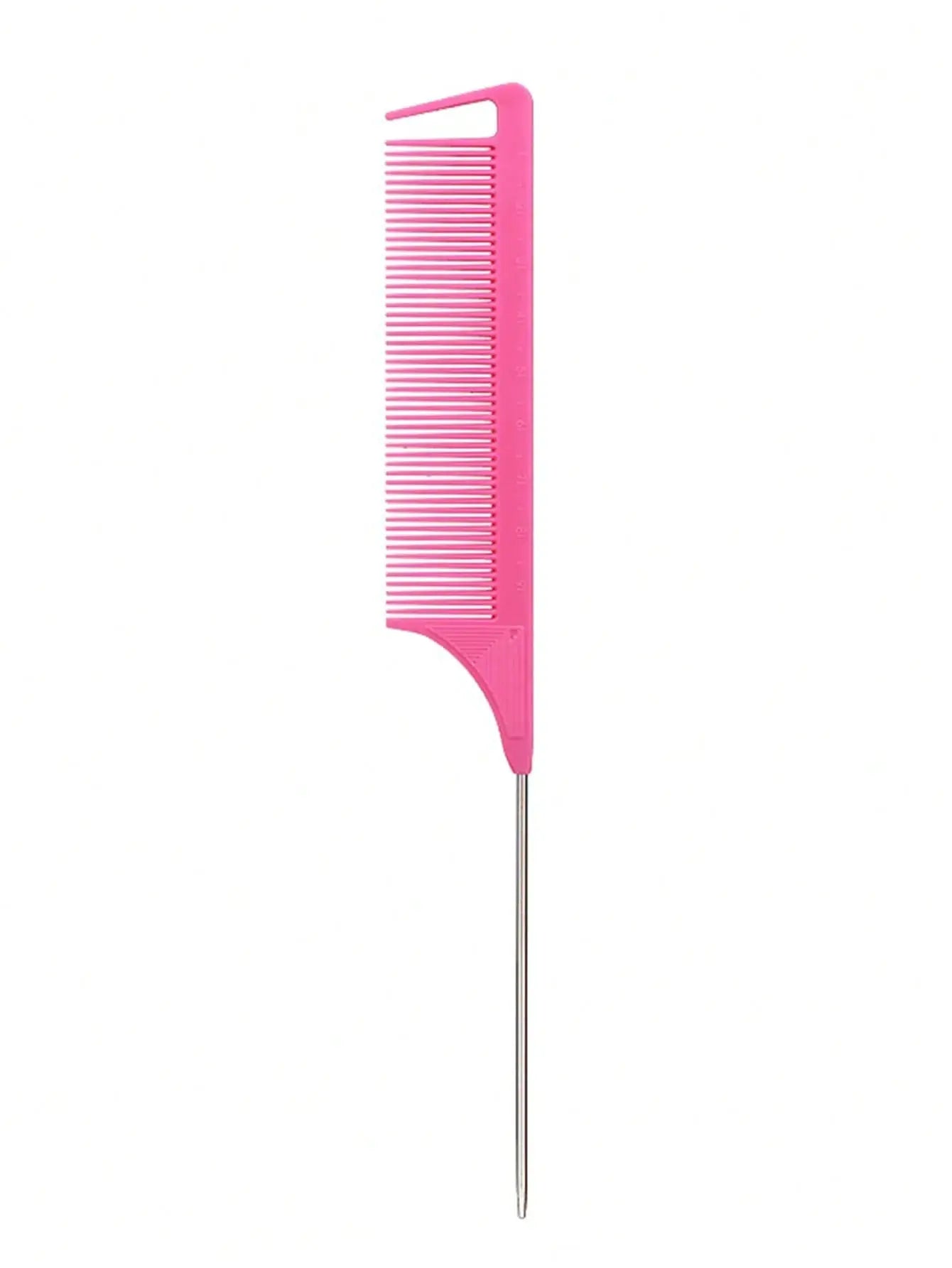 Stainless Steel Pointed Tail Hair Comb For Professional Salon Styling And Wig Maintenance