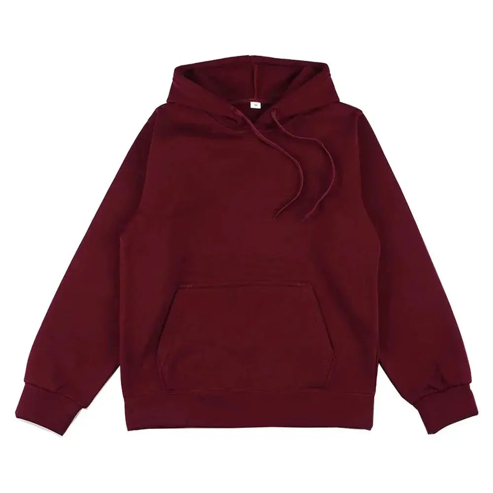 Unisex 2024 Autumn Winter Hooded Sweatshirt Breathable Warm Comfortable For Outdoor Leisure And Running