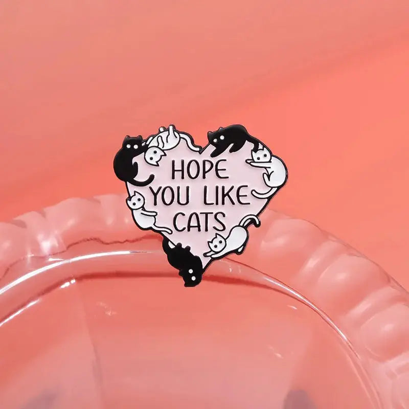 Certified Cat Lady Enamel Pin Cute Kitten Lapel Brooch Cartoon Jewelry Gift For Cat Lovers Friends Kids
