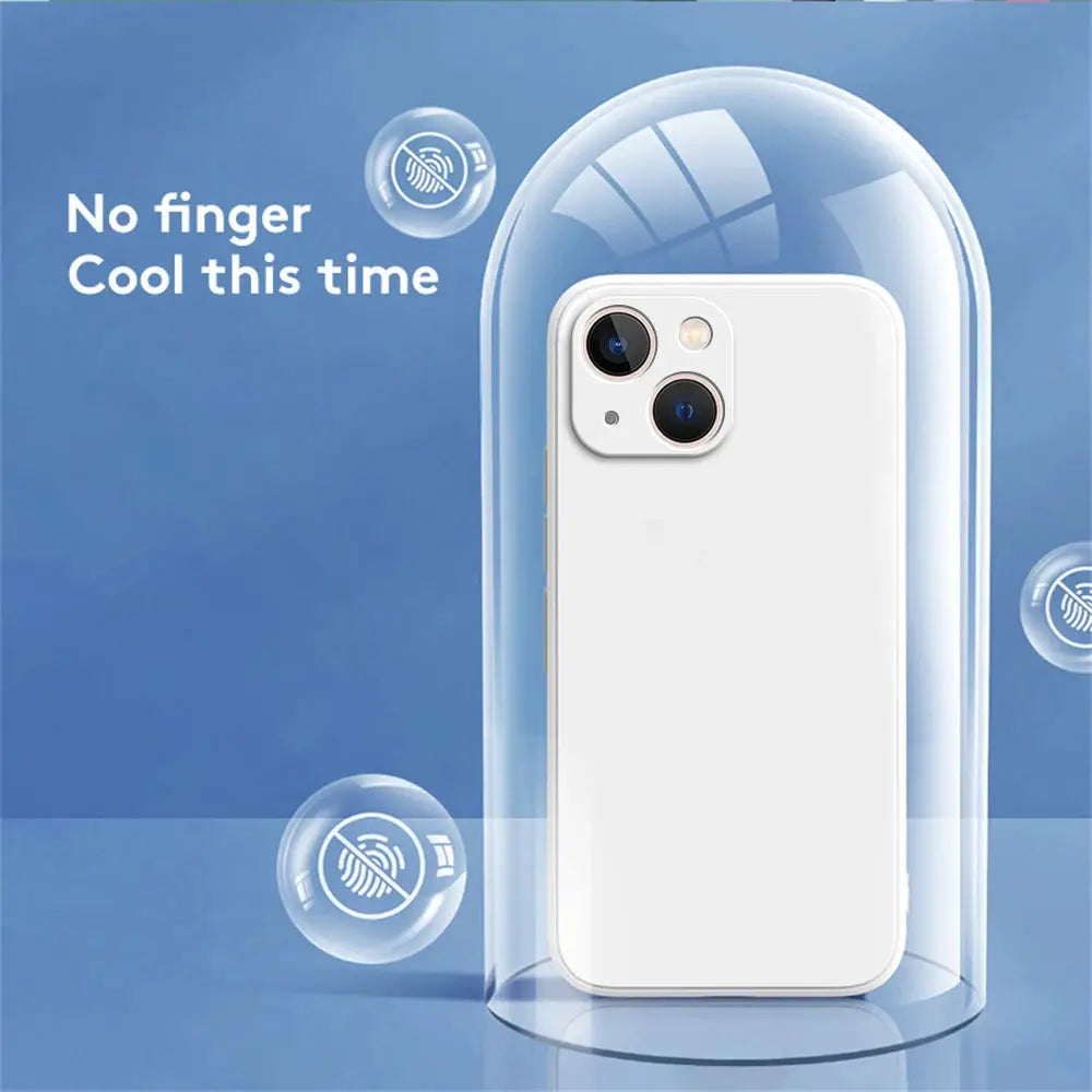 Square Liquid Silicone Phone Case With Luxury Camera Protection For iPhone 11 12 13 14 Plus Pro Max Mini