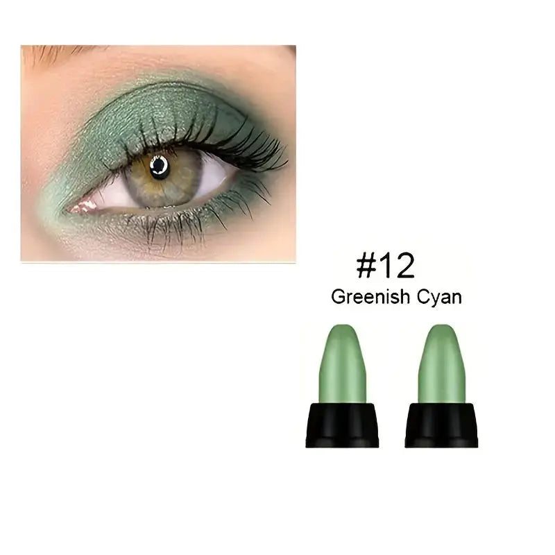 LustreLux 16 Colors Pearlescent Eyeliner Set Waterproof Long Lasting Glitter Eye Makeup