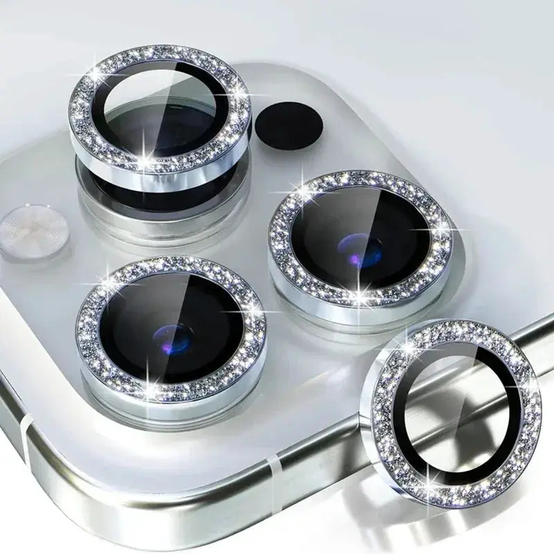 DiamondGuard Camera Lens Protector For iPhone 17 Pro Max 14 Plus And 15 Plus Series Diamond Metal Protective Glass
