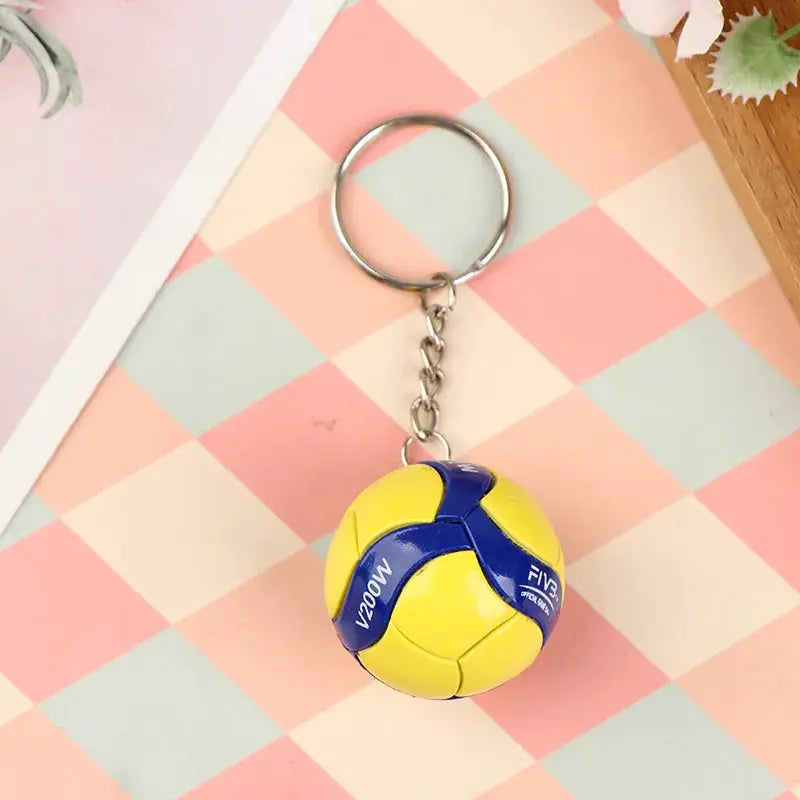 PVC Volleyball Keychain Ornament Beach Ball Gift For Sports Lovers And Business Gifts