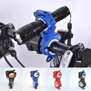 Bicycle Flashlight Holder For Mountain Bikes Night Riding Lamp Clip Secures Front Headlight