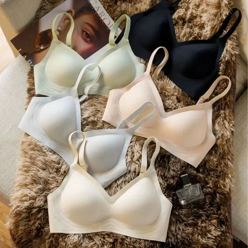 Simples Market seamless bras set for women in assorted colors (6-piece collection)