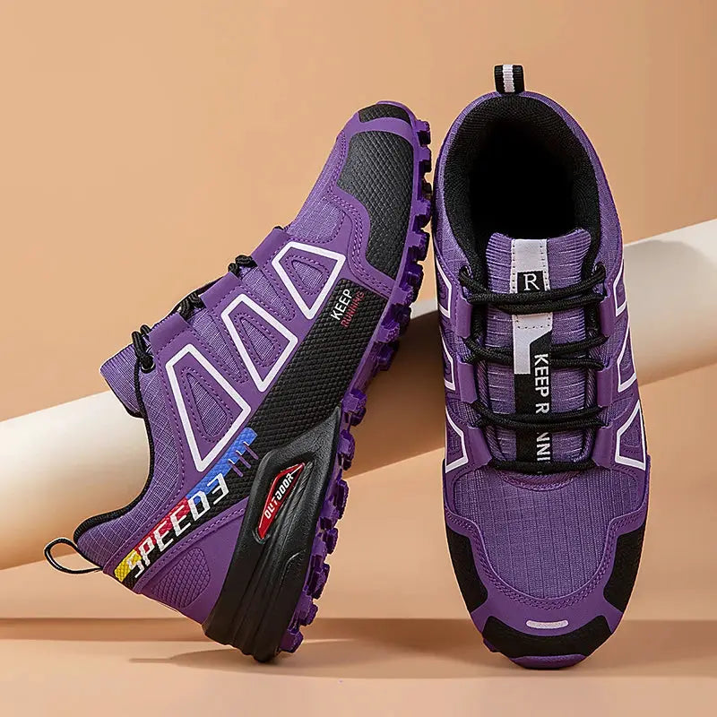 Unisex Outdoor Hiking Shoes Lace Up Non Slip Lightweight Tactical Training Sports Shoes Casual Cycling