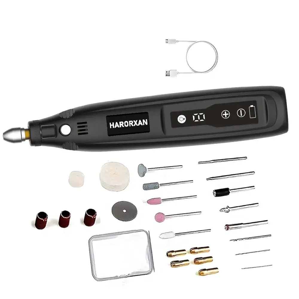 JANGKLIFE USB Cordless Rotary Tool Kit Engraving Pen For Jewelry Metal Glass DIY Mini Wireless Drill