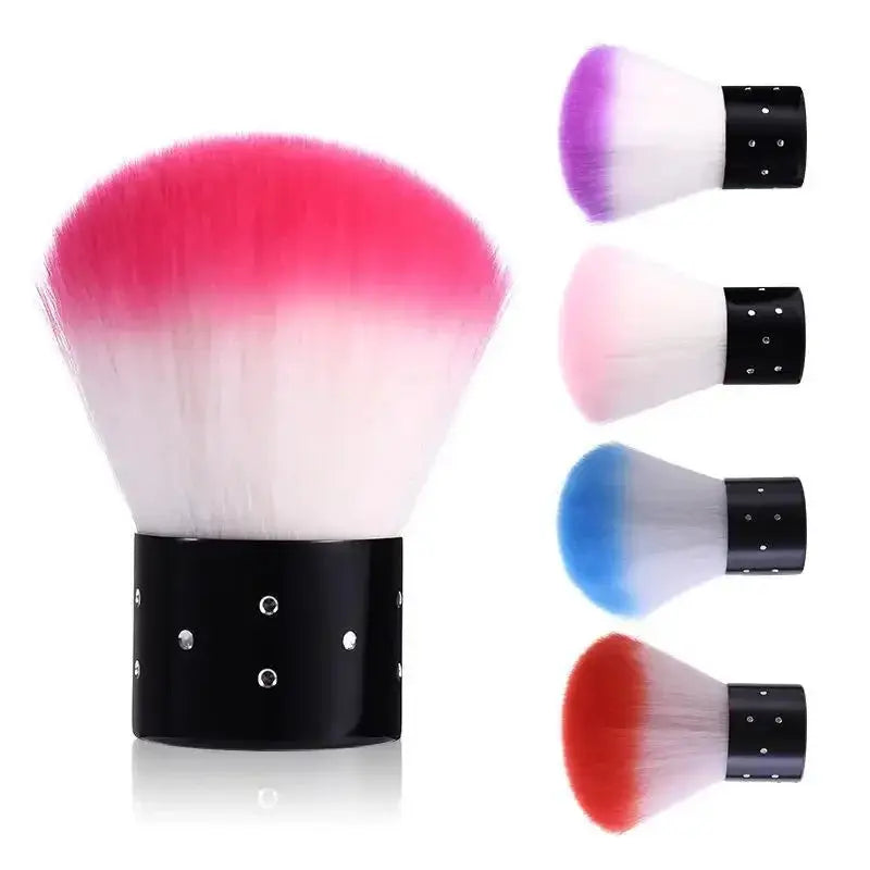 ProNail Mushroom Head Nail Brush With Soft Fibrous Hair For Precise Gel Art Dust Cleaning And Makeup