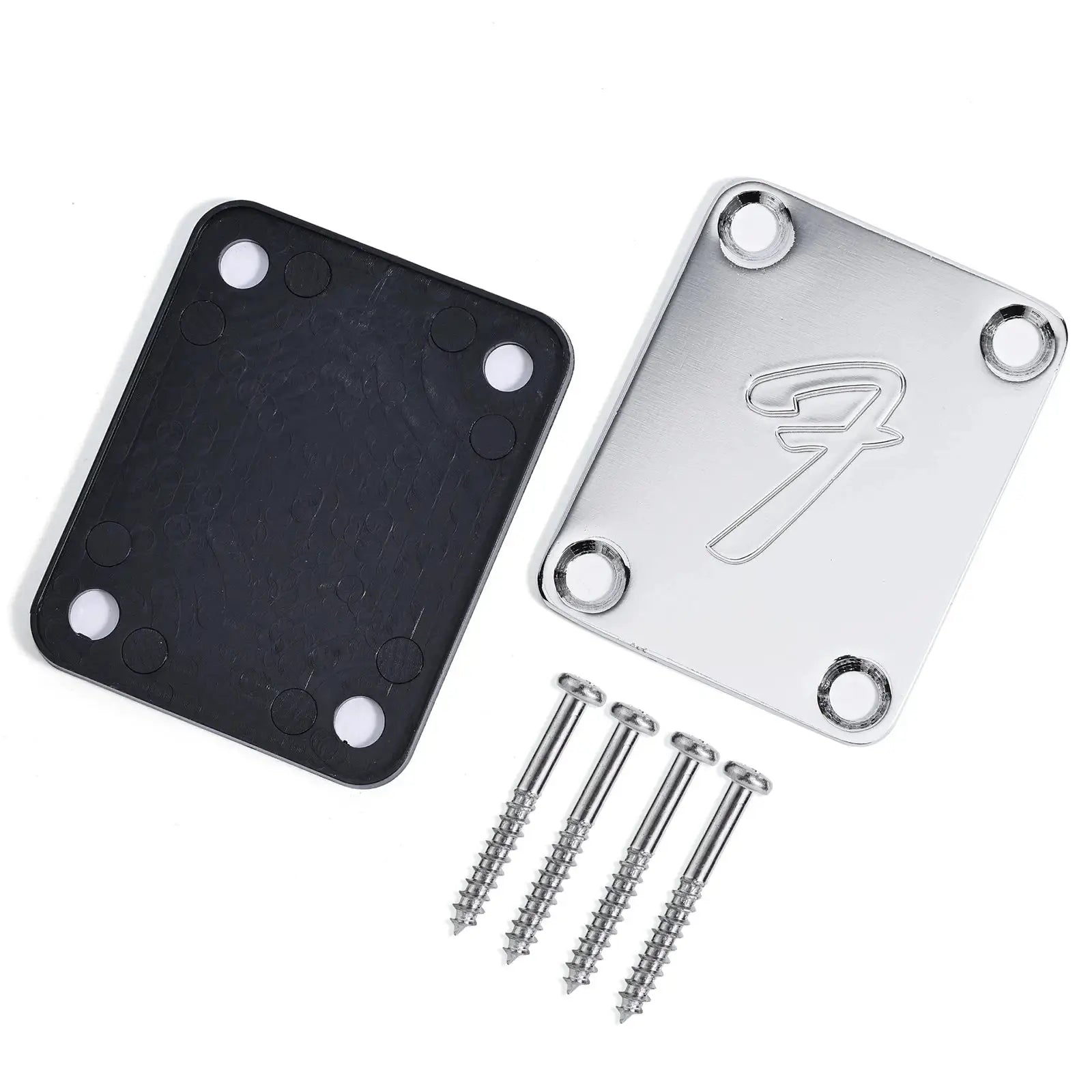 Miwayer Electric Guitar Neck Plates Vintage Style Protector With Screws Fits Most Guitars And Basses