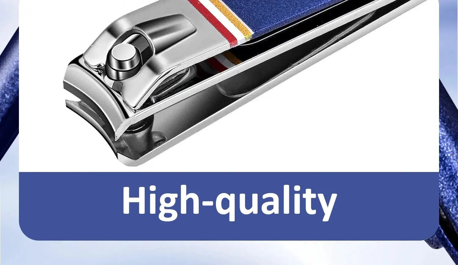 Nail clipper set, stainless steel manicure tools with chrome finish
