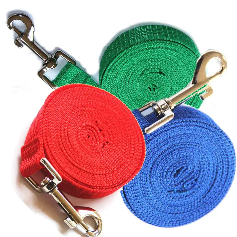 Solid Nylon Dog Leash For Large Dogs Training And Walking With Lengths 1.5m 1.8m 3m 6m 10m 15m 20m 30m 2cm Width