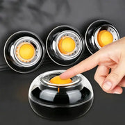 Simples Market finger-wet money counting tool; round black counters with orange centers (3 pcs)