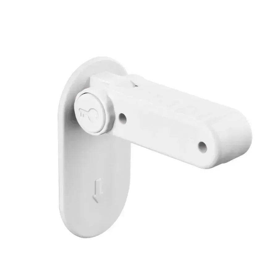 Door lever safety lock by Simples Market, white, punch-free, childproof for home safety