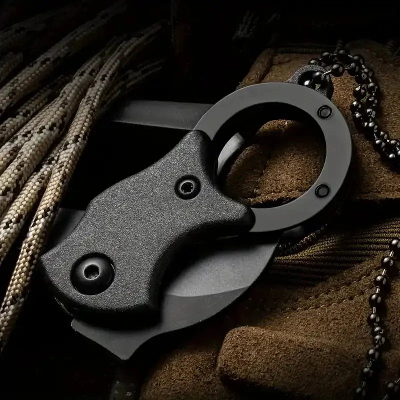 New Keychain Pocket Knife Stainless Steel Mini Portable EDC Tool With Fixed Blade And Chain For Camping