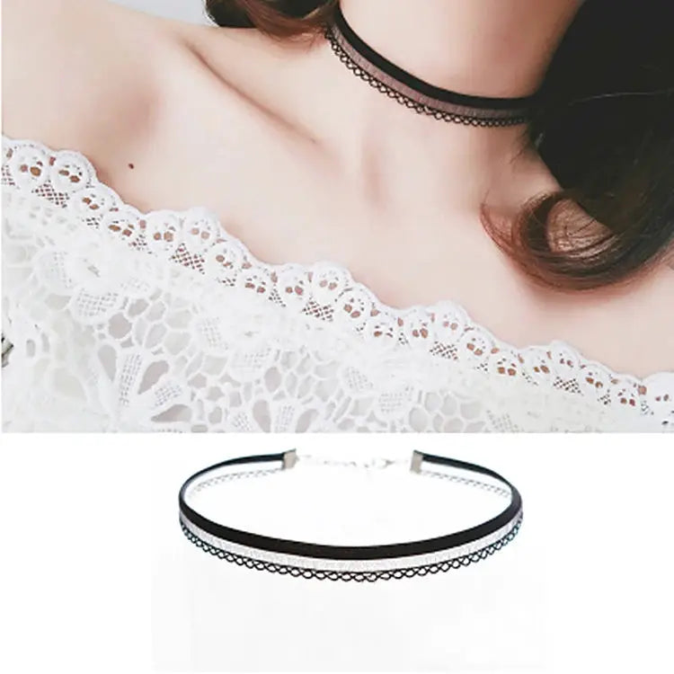 Wholesale Bijoux Love Vintage Triangle Geometry Tattoo Waterdrop Clavicle Choker Necklace For Women Chain Jewelry