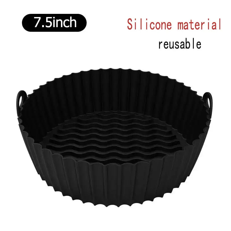 50 Pack Air Fryer Disposable Nonstick Round Parchment Paper Liners For Easy Cleanup