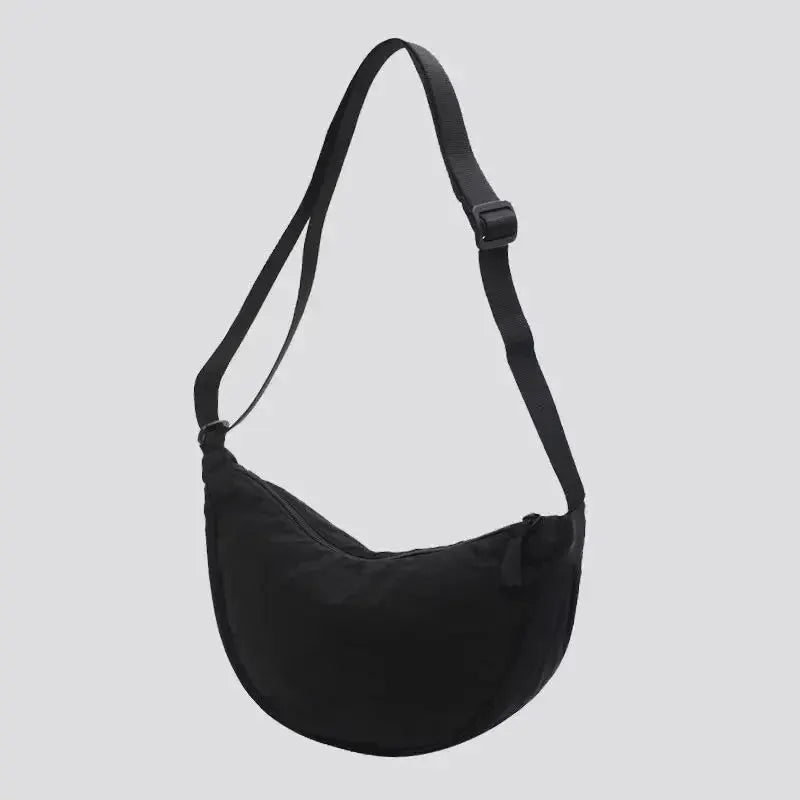Womens Nylon Hobo Messenger Bag Vintage Style Durable Everyday Carry Adjustable Shoulder Strap