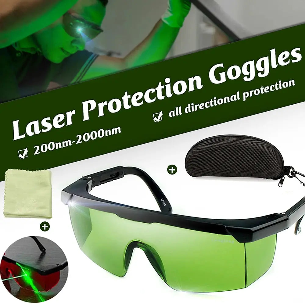 Laser Protection Goggles 200nm To 2000nm Safety Glasses IPL 2 OD Plus 4 Stylish Protective Eyewear