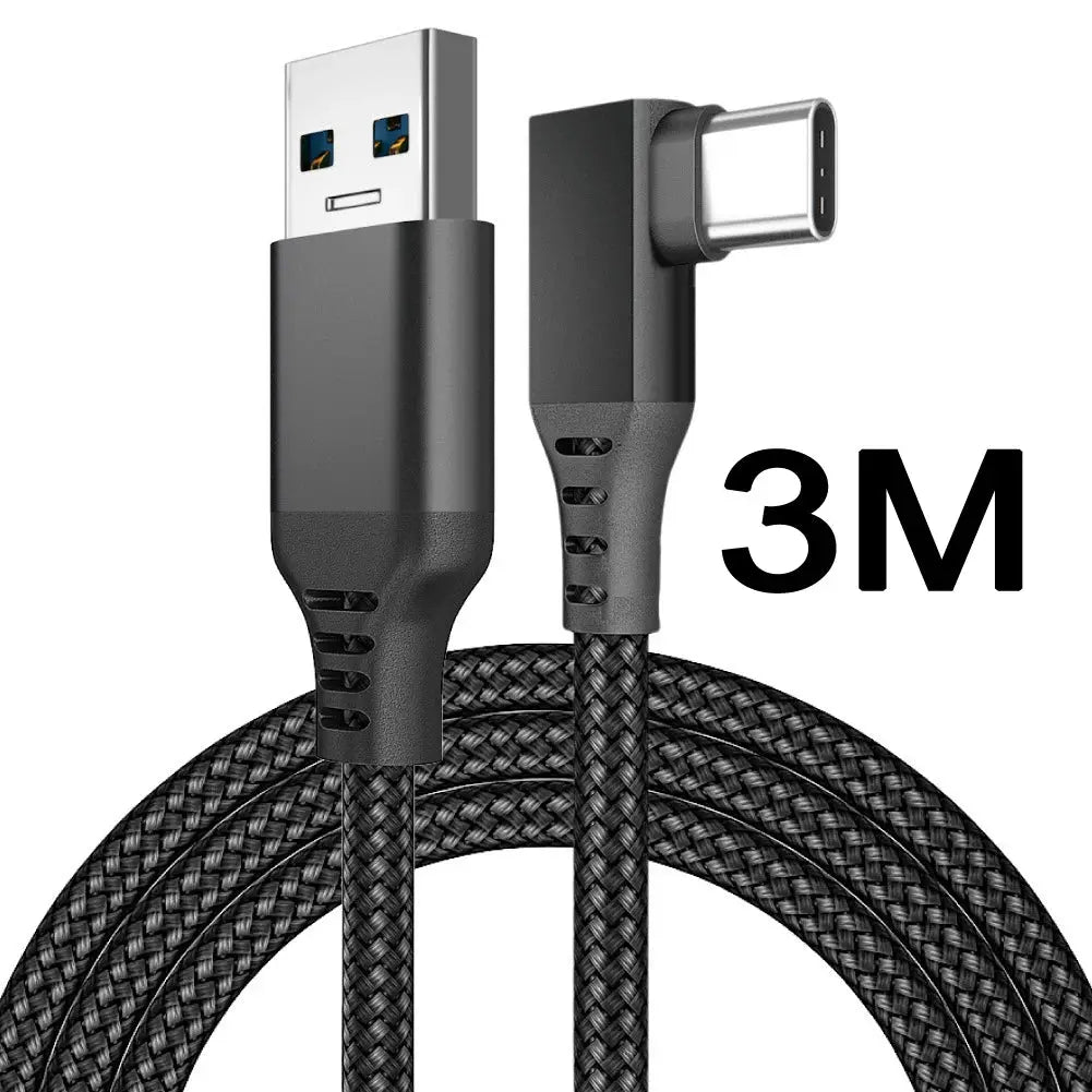 USB A to USB C VR Link Cable 5m For Oculus Quest And Quest 2 Data Transfer And Fast Charging
