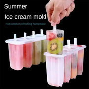 4 Link Popsicle Mold With Lid For Homemade Mung Bean Popsicles And Ice Cream Treats At Home