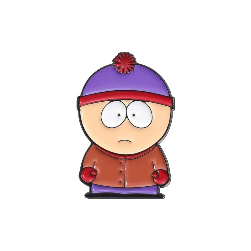 Custom Cartoon Character Enamel Pins Set Cute Metal Brooches Lapel Badges Gift For Kids Friends