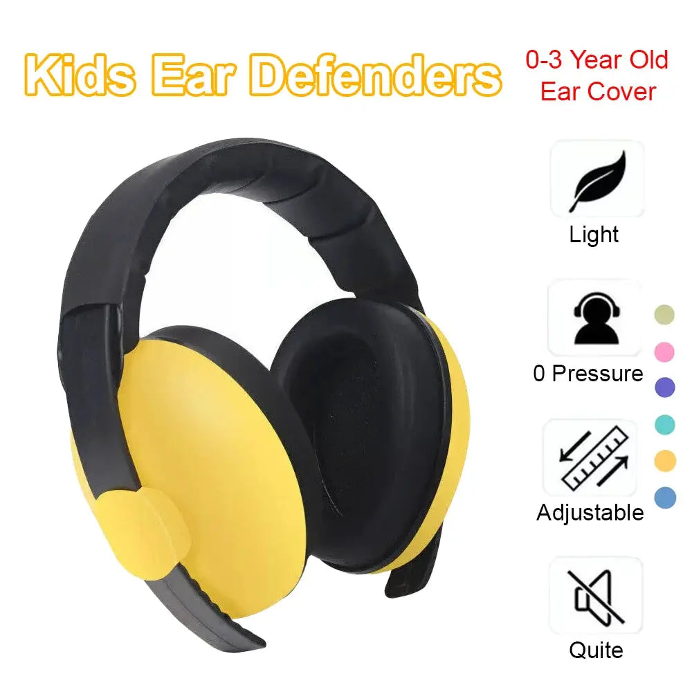 Baby Ear Protection Noise Cancelling Headphones 2 in 1 Convertible Design Earmuffs for Infants Sleep Aid