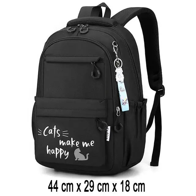 Pink Kawaii School Backpack - Simples Market