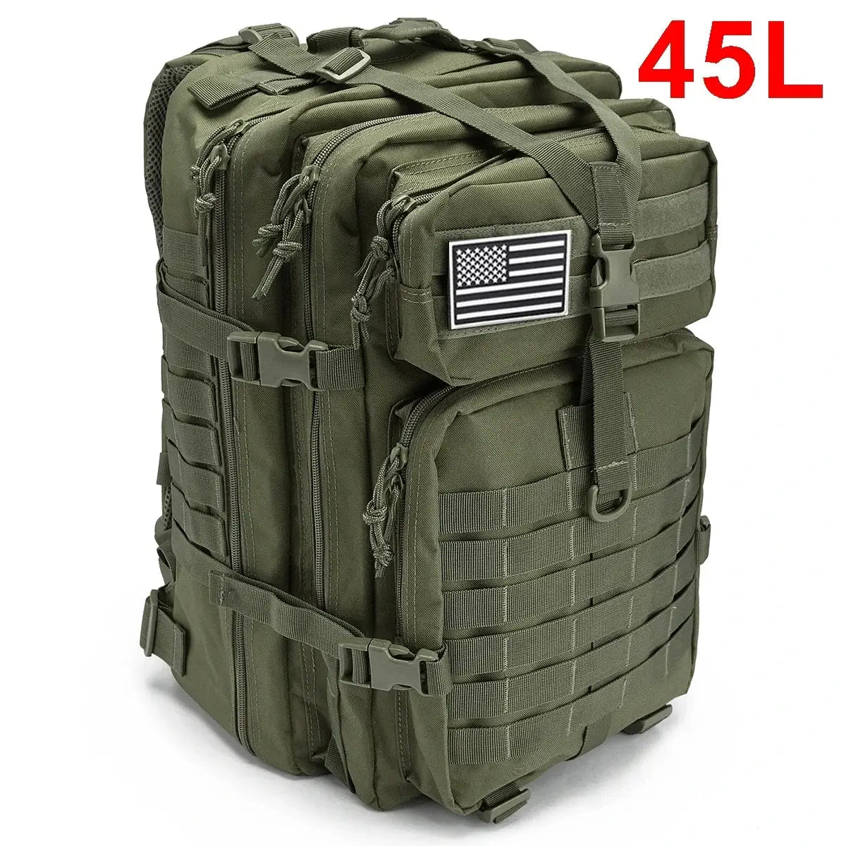 RidgeGuard Tactical Backpack 30L and 50L Durable MOLLE Pack for Hiking Trekking Hunting and EDC