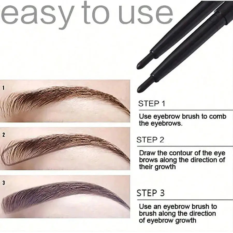 NovaLine 5 Pack Waterproof Black Eyeliner Pencils Long Lasting Smudge Proof Easy Glide Formula
